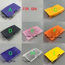 Najlepsza cena 1 sztuk 13 kolory wybierz wymiana klapka obudowy baterii Shell dla gameboy nintendo Advance GBA tylne drzwi skrzynki pokrywa