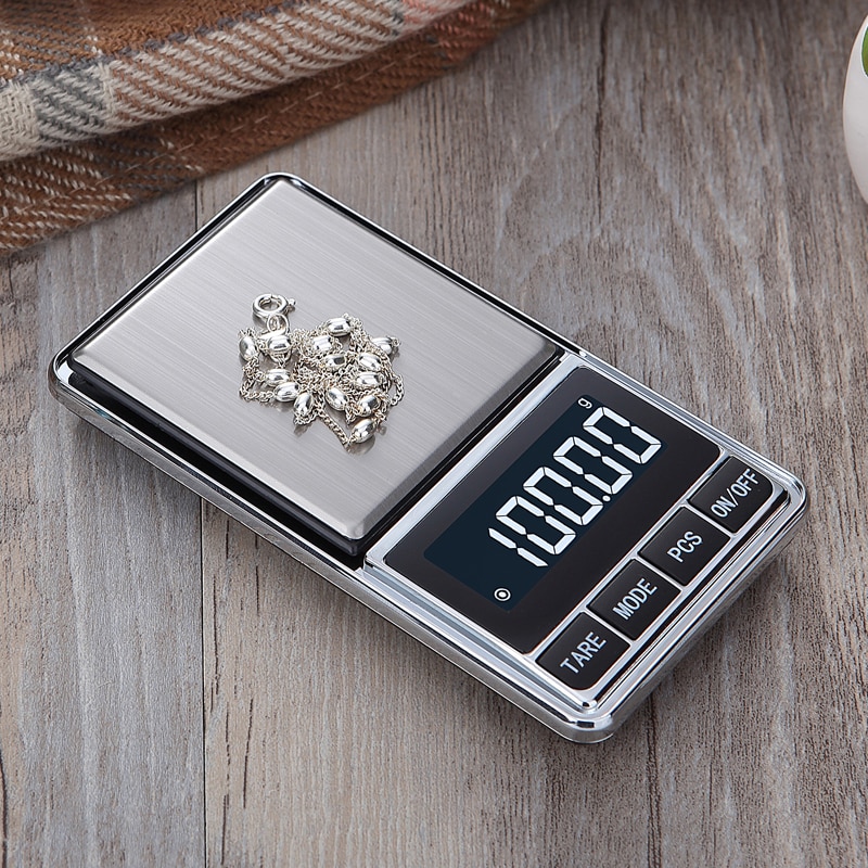 Mini Balance Électronique en Gramme d&#39;Échelle 0,01/0,1 g, Précis pour Or et Bijoux, Idéal pour Cuisine