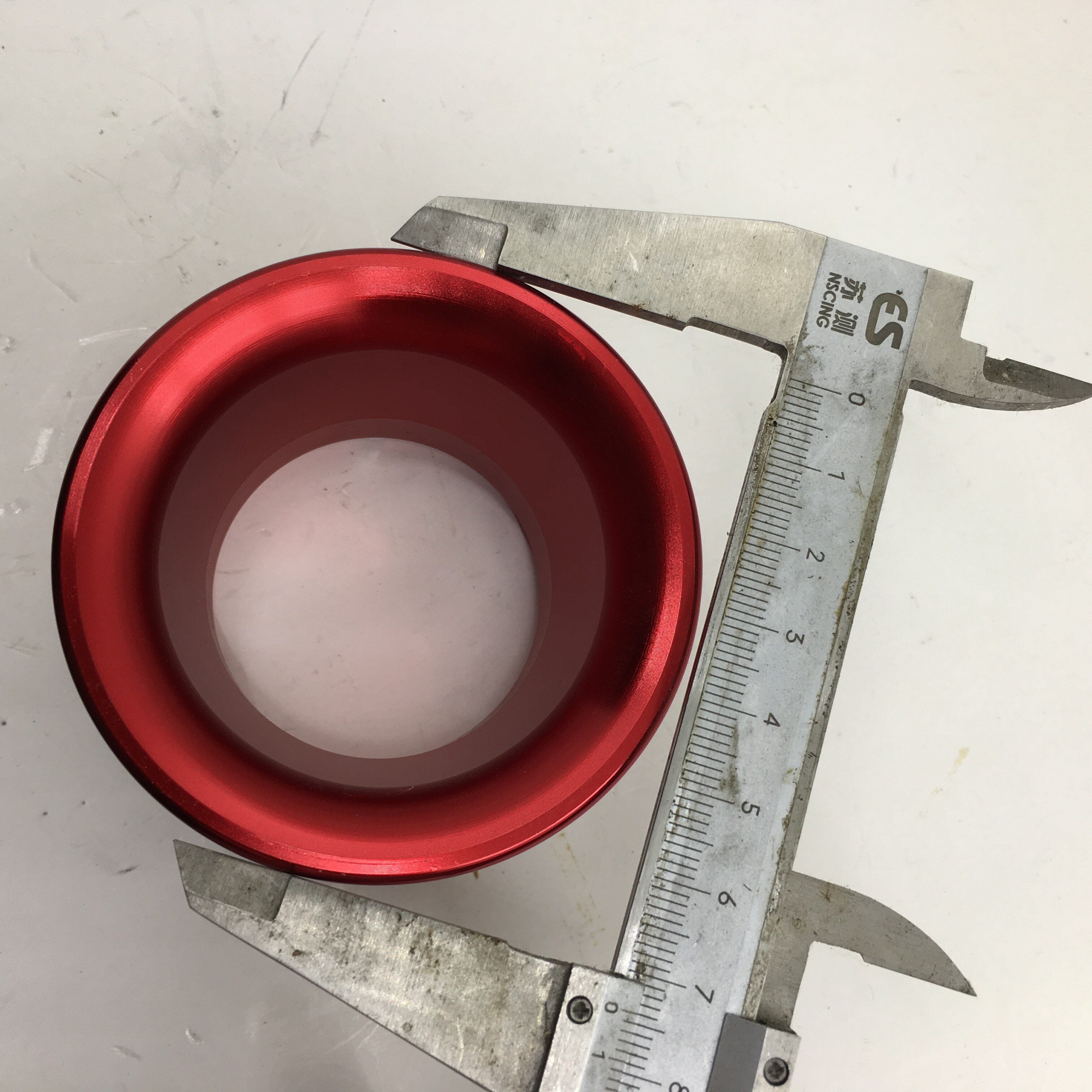 SherryBerg-compatible con carburador Keihin TM PE 28 PWK OKO 30, carburador de admisión de 50mm, Trompeta de color rojo