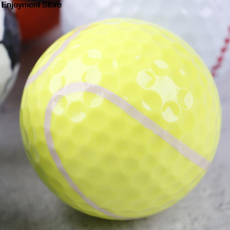 6pc/ parti golfutrustning fotboll basket bordtennis baseball golfbollar ny dubbelboll tvådelad boll