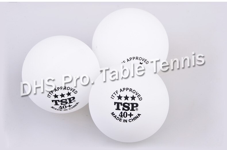 Original TSP 6pcs/lot material table tennis ball 40+ 3 stars table tennis racquet sports: Default Title