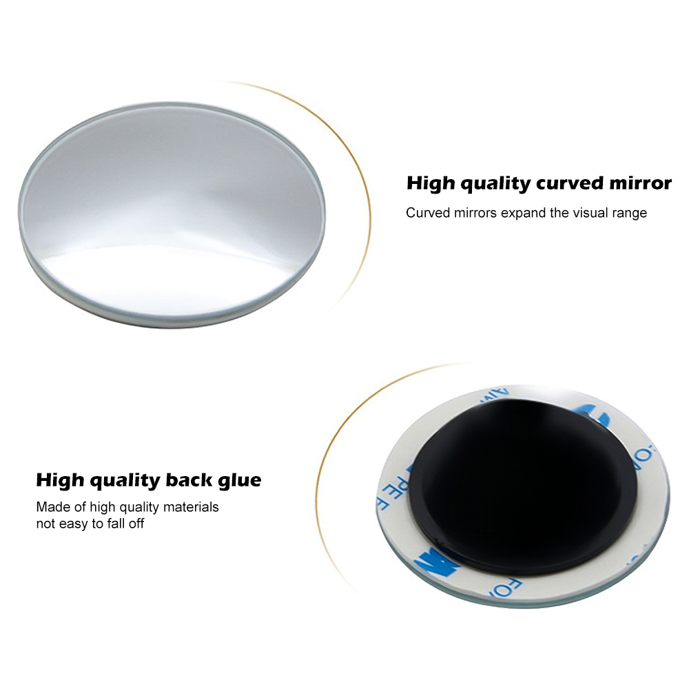 Spiegel rond bol universeel achteruitkijkspiegel voor auto ronde bolle spiegel kleine ronde zijspiegel dodehoek parkeerspiegel