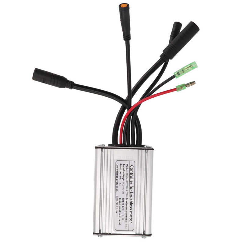 17A Sine Wave Controller Easy Installation Aluminum Alloy Sensitive Sine Wave Controller with Light Line for 250W Brushless