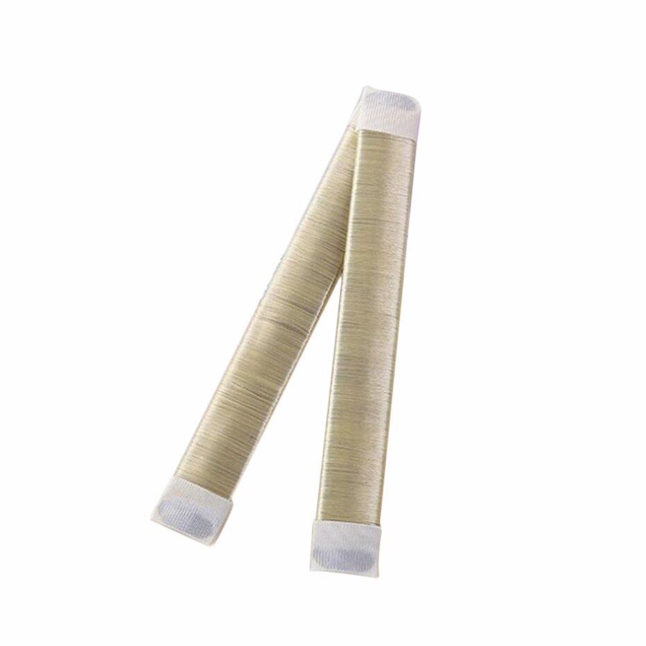 Magic Women Synthetic Twist Hair Bun Maker Donut Headband Styling Braid Holder Hair Band Easy Quick Bun Making Tool: 1-beige