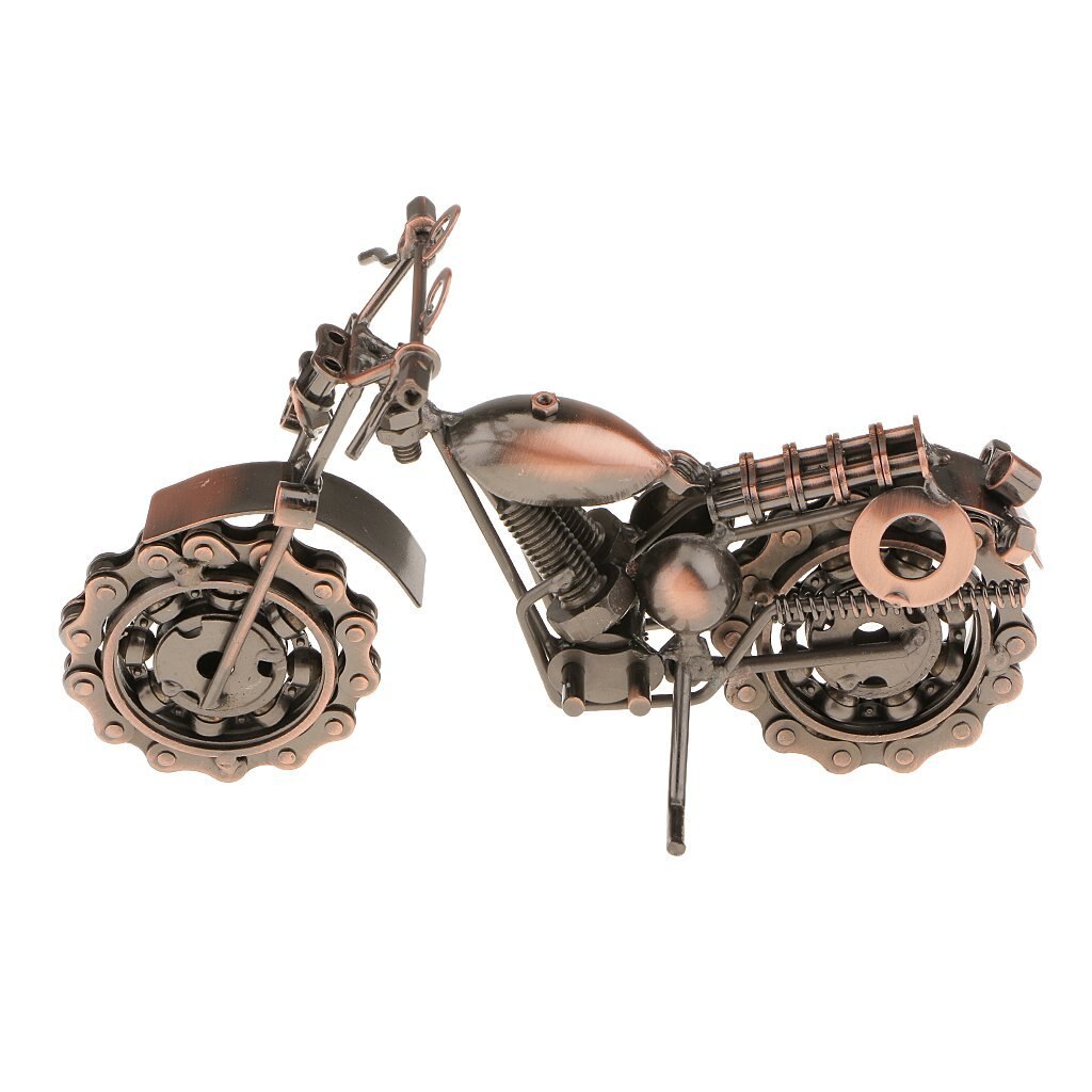 Vintage metal håndværk motorcykel motorcykel model boligindretning ornament