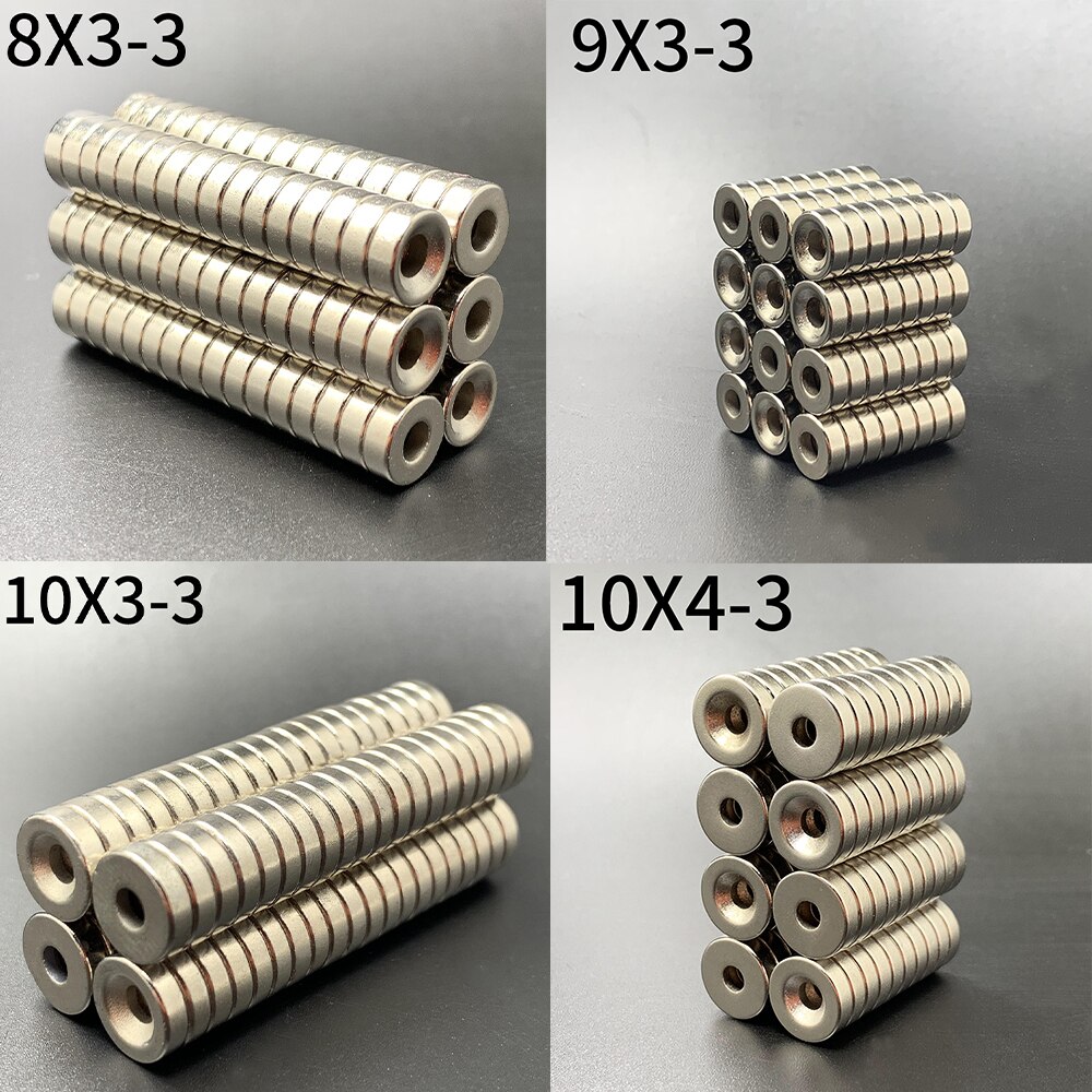 Kleine Versenkt Runde NdFeB Neodym Magnet Leistungsstarke Rare Earth Permanent Kühlschrank Magneten für DIY Gemeinsame magnet sets
