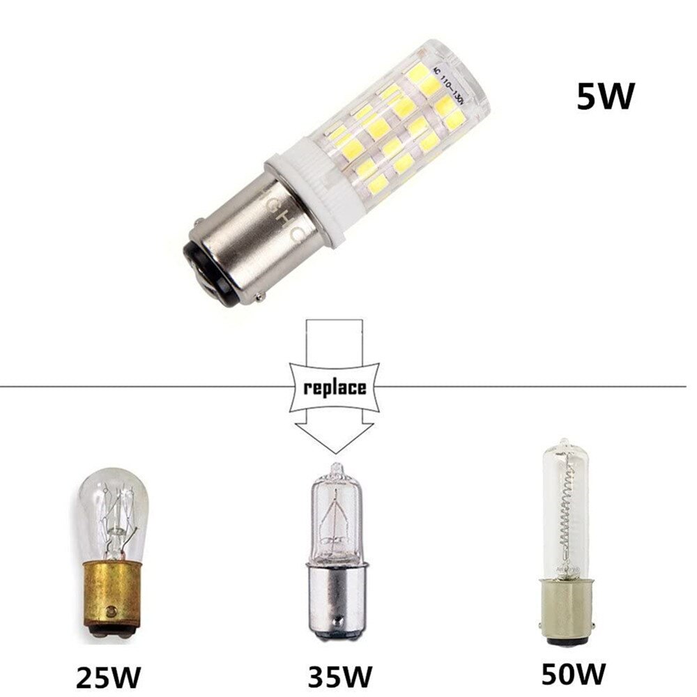 110V 5W BA15D 52LED corn light halogen bulb, home interior decoration lighting double contact bayonet base bulb