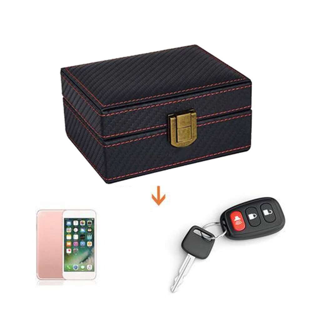 Anti Theft Faraday Box Car Keyless Signal Blocker RFID Faraday Key Fob Protector Prevent Your Key Fob For Privacy Protection