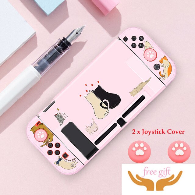 Nintend Schakelaar Harde Beschermhoes Cover Shell Voor Nitendo Switch Console Vreugde-Con Controller Anti-Slip Shell directe Docking: L