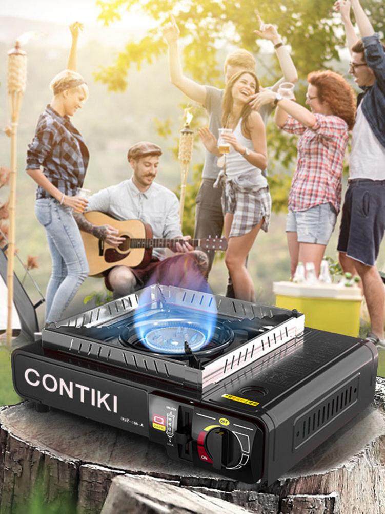 Outdoor Gas Stove Household Cassette Furnace Portable Windproof Cas Pot Wild Barbecue Stove