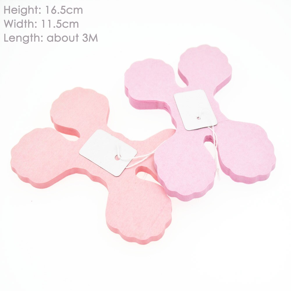 3m Multi color Clover paper banner wedding decoration garland birthday party home decor background wall Baby shower decor