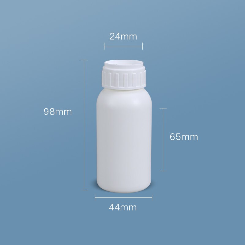 Thicken plastic fluorinated bottles chemical organic solvents container 50ML,100ML,200ML,250ML,500ML,1000ML: 100ML B