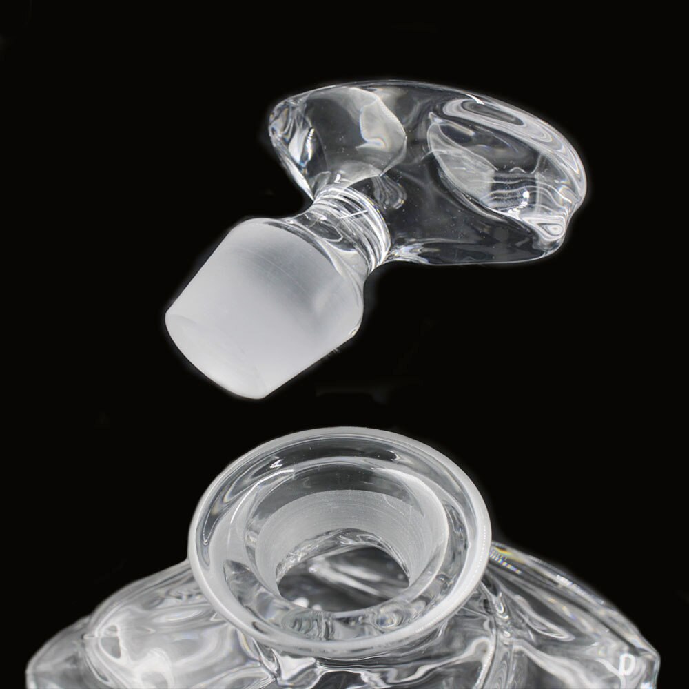 Transparent Whiskey Crystal Wine Glass Lead-free Heat Resistant Beer Brandy Vodka Containers Multi Pattern Drinkware Bar Bottle