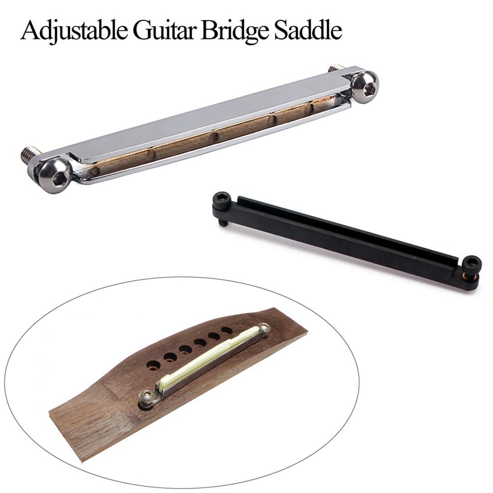 Adjustable Bridge Saddle Tools Bridge Adjustment Heightening Tool Riser Saddle for Acoustic Guitar Accessories Parts
