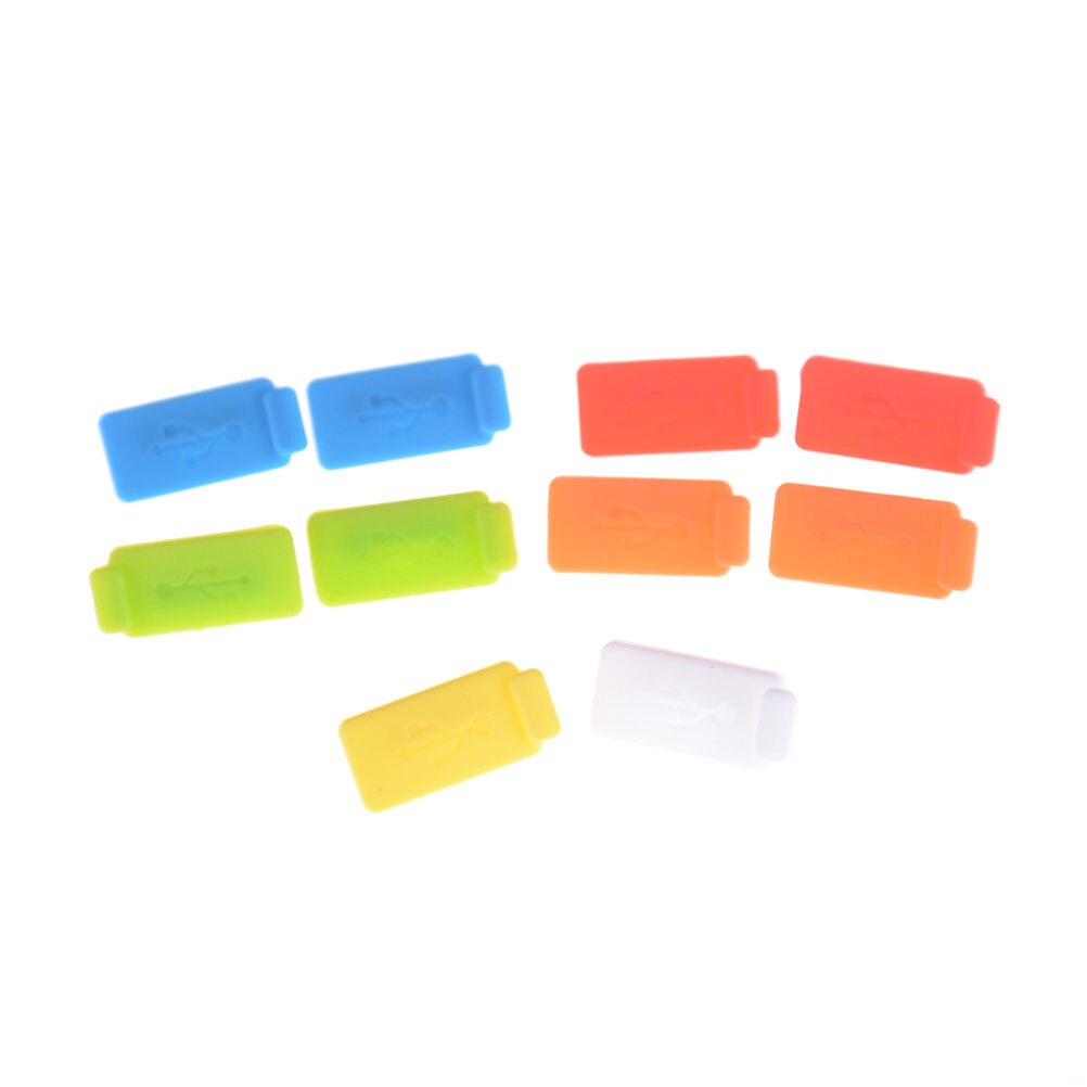 Prise de poussière usb couvercle prise PC ordinateur laptopdust prise 10 pièces USB 2.0 3.0 interface Anti-poussière prévenir la rouille USB port connecteur