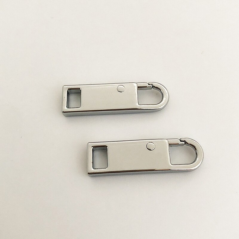 2PCS/lot Metal Zipper Pull Zip Head For Zipper Slider Repair Kits DIY Sewing Craft Accessories Bags Garment Zipper Supplies: 5