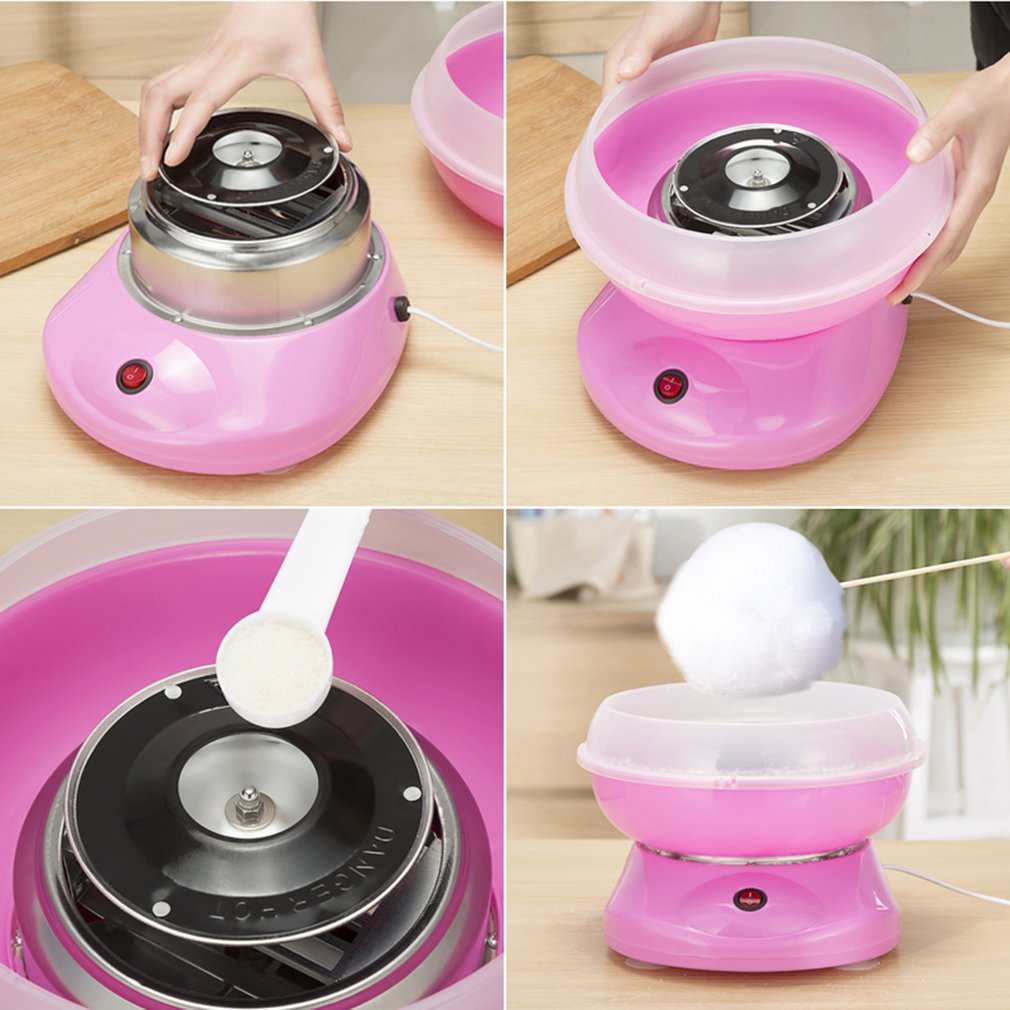 Electric DIY Mini Sweet Cotton Candy Maker Marshmallow Machines Portable Cotton Sugar Floss Machine 450W