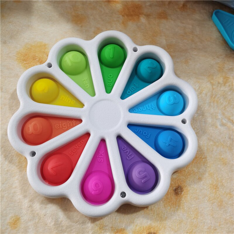 Simple Dimple Fidget Toy Fat Brain Toys Stress Relief Hand Toys For Kids Easy To Use Soft Silicone Decompression Antistress Toys