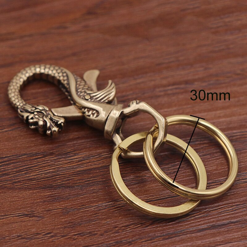 Retro Solid Brass Keychain Buckles Bottle Opener Waist Wallet Chain Belt Car Key Ring Hooks Clasps Pendanat DIY Leather Craft: 04
