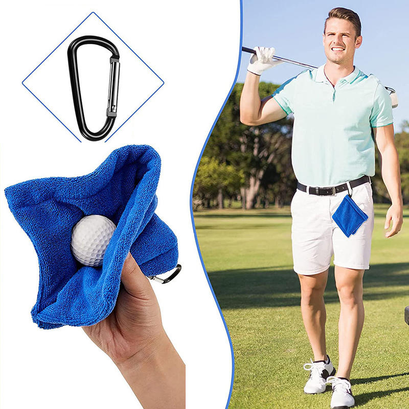 Golf Ball Reinigung Handtuch Platz Mikrofaser Golf handtuch Golf Absorption Reiniger Wischen Tuch Sauber Reinigung Zubehör Tragbare