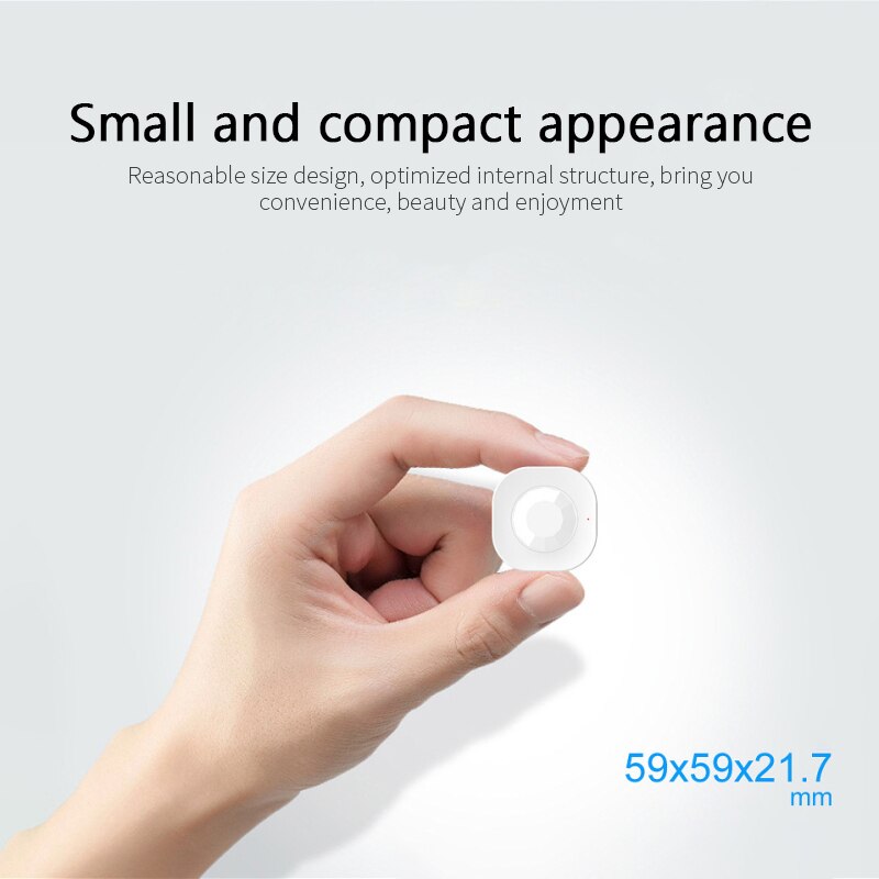 Wifi Smart Pir Motion Sensor Alarm Tuya Smart Leven App Afstandsbediening Mini Alarm Smart Home Detector Security System