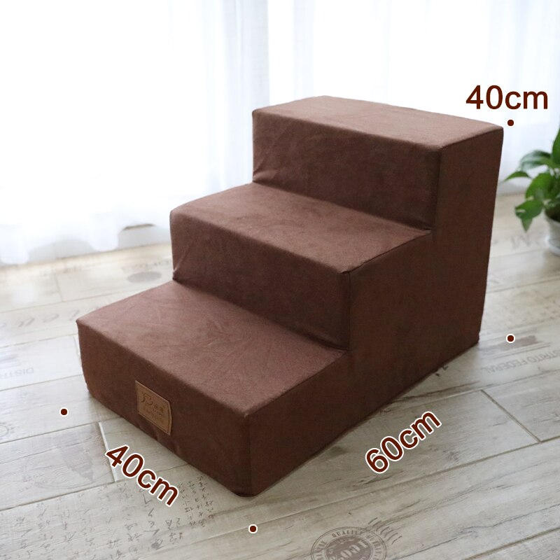 Pet Stair Dog Climbing Small Stairs Kitten Dog Stepping Pet Stairs Stepping Bed Four-layer Climbing Dog Ladder Go To Bed Ladder: 15