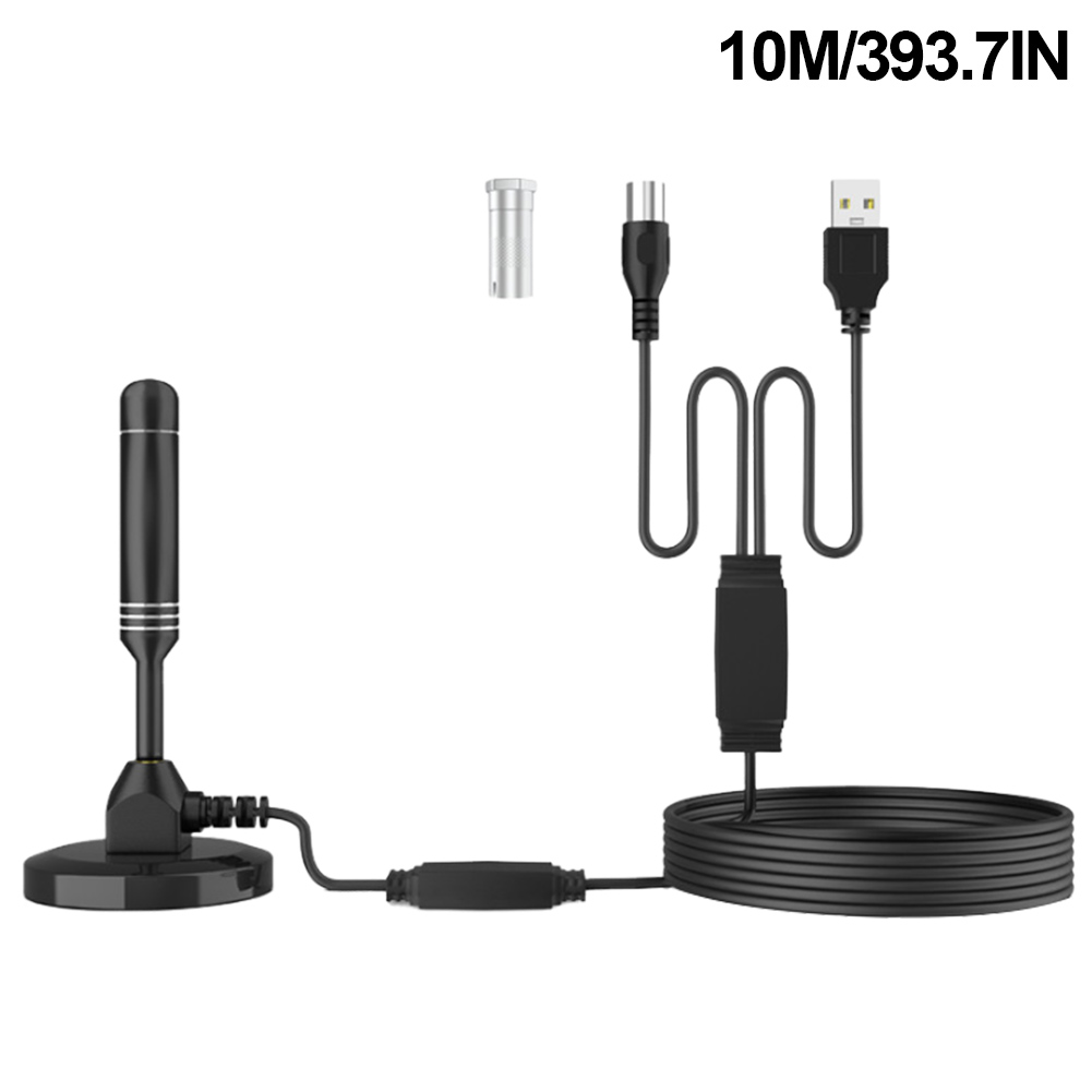 Amplified HDTV Antenna 37dB High Gain Multi-use HDTV Digital Box Indoor Antenna Home TV Aerial Support 4K 1080p All Television: grey