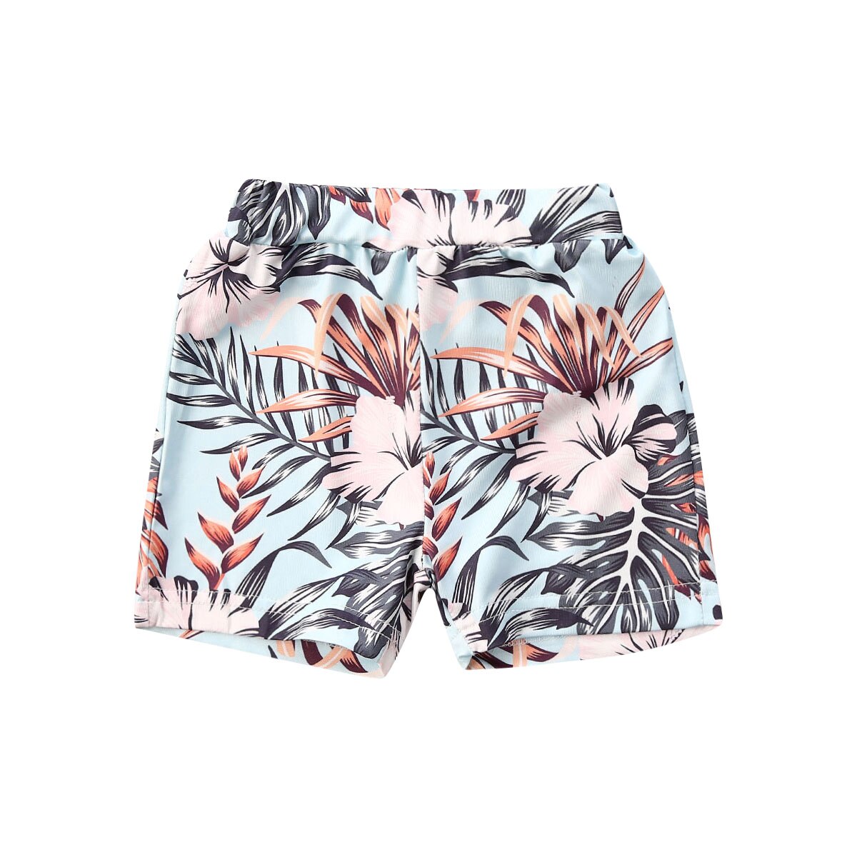 Zomer peuter kinderkleding jongen meisje badmode mouwloos bloemenprint romper jumpsuit jongen shorts zonnepak: B / 3t