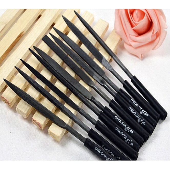 10Pcs Needle File Set For Metal Glass Stone Jewelry Wood Carving Craft File Tool Jewelers Micro Set Needle Files DIY Craft