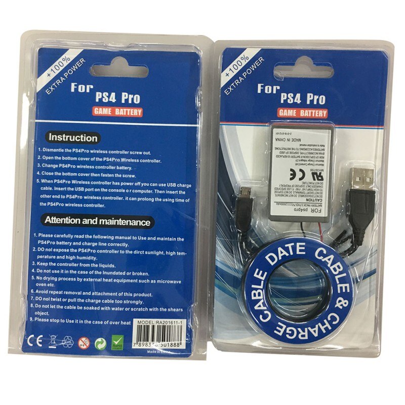 Batterie für ps4 pro controller 2000mAh 3,7 V Akku Akku Ersatz Für PlayStation4 Pro