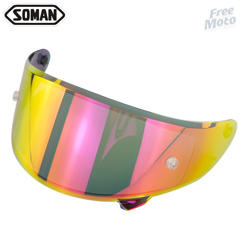 SOMAN-visera solar para casco de motocicleta SOMAN 961 X7 X8, protección solar UV, antideslumbrante, accesorios para casco de motocicleta