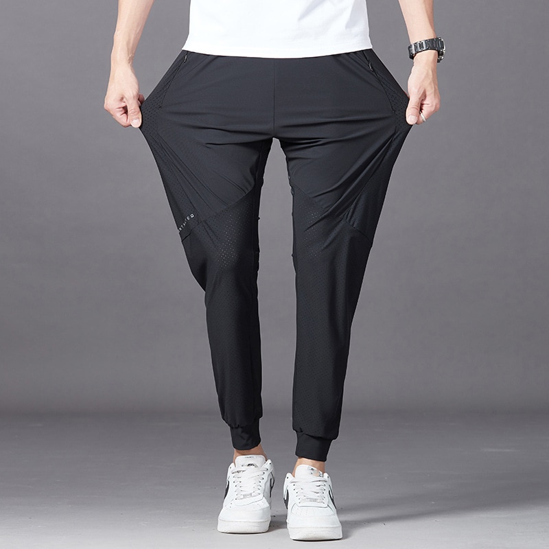 Pantalon de sport pour homme, été, élastique, respirant et athlétique, pour entraînement, jogging, Gym, Football, Football