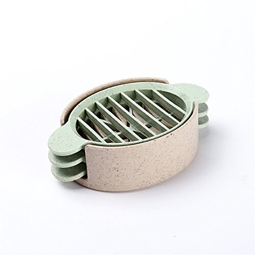 Ei Slicer Cutter Ei Koken Tool Multifunctionele Tarwe Stro Mold Cutter Artefact Gadgets Keukengerei: Khaki