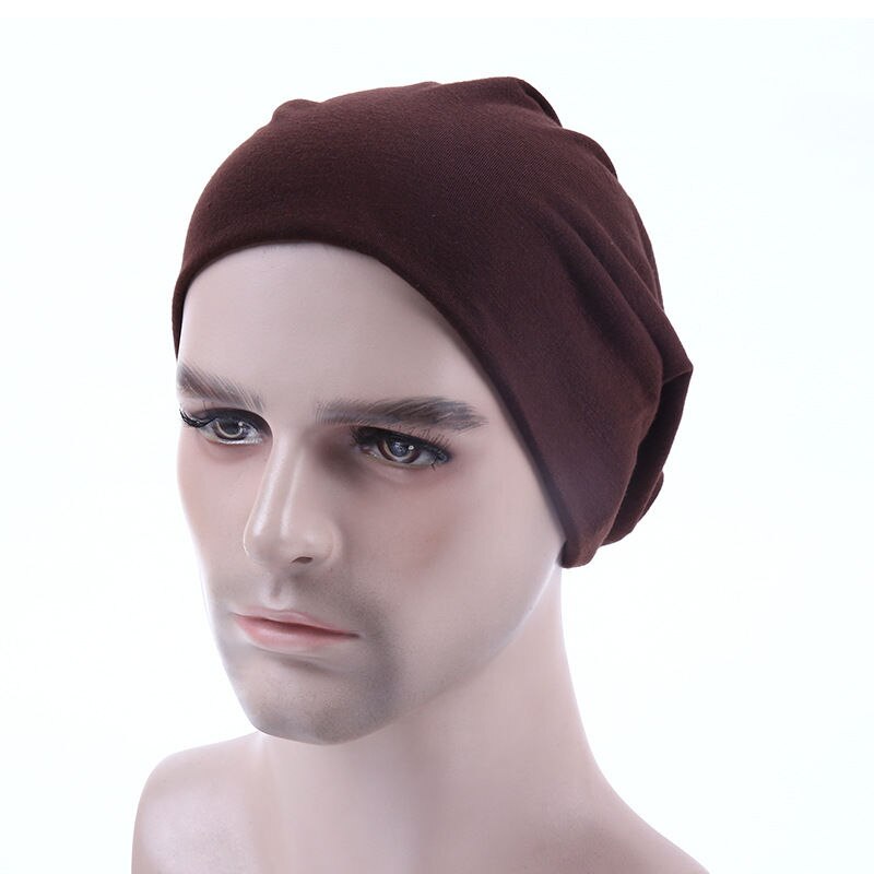 unisex Herren Hütte Gestrickte Winter Warme Übergroßen Ski schlapp Hütte Deckel ausgebeult Mützen Coole Hüte Für Männer Neue: dunkel Kaffee