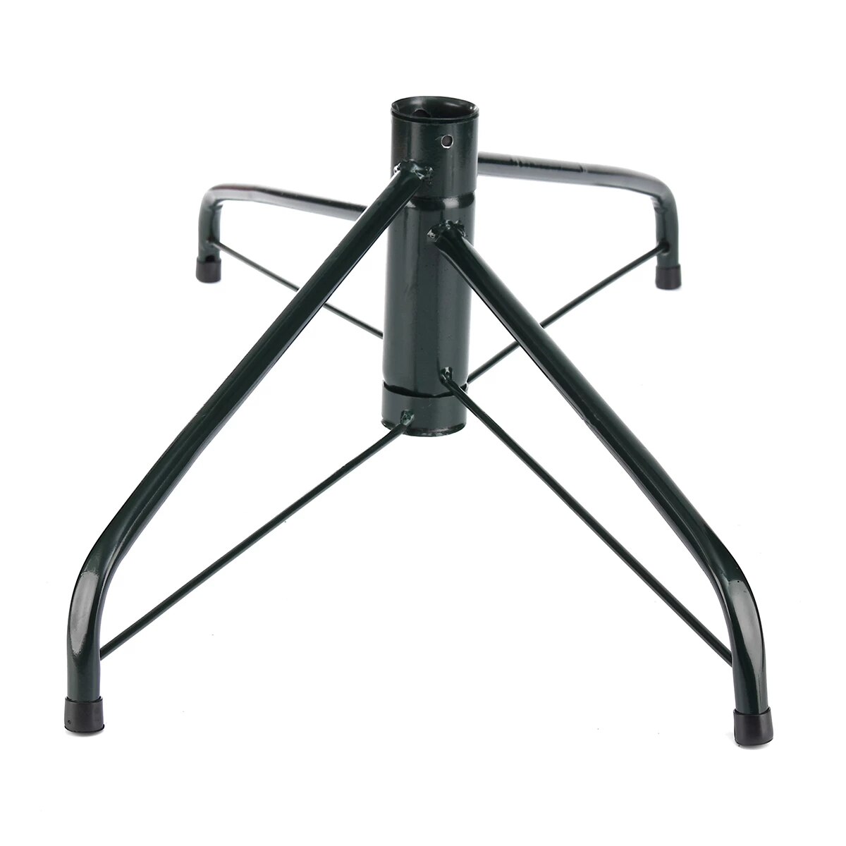 55-80CM Black Iron Metal Christmas Tree Holder Base Tree Stand Foot Holder Xmas Home Party Decor Tree Support Shelf Holder Rack