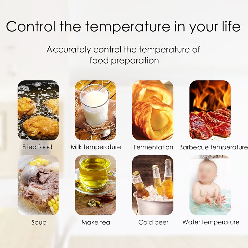 Food Termometer Digital Thermometer For Water Kitchen Cooking Meat Milk Food Temperature Sensor Meat Probe Kitchen Tools