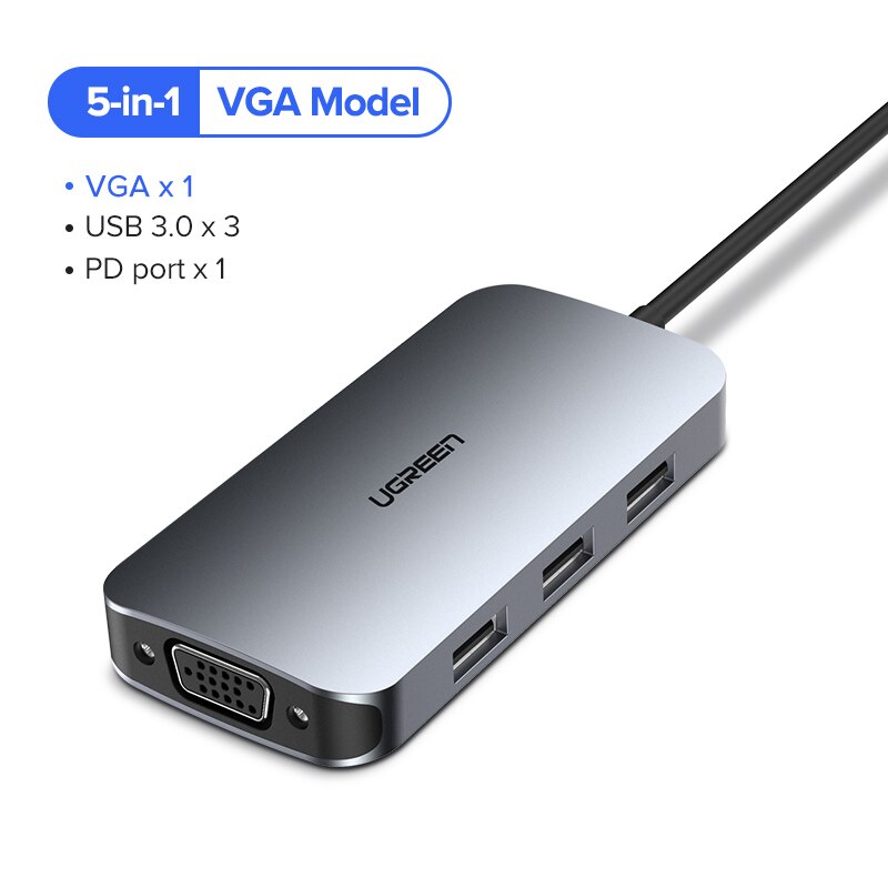 Ugreen USB C HDMI Cable Type C to HDMI HUB Adapter USB-C HDMI Converter Type-C Thunderbolt 3 Dock for MacBook Huawei Mate 30 Pro