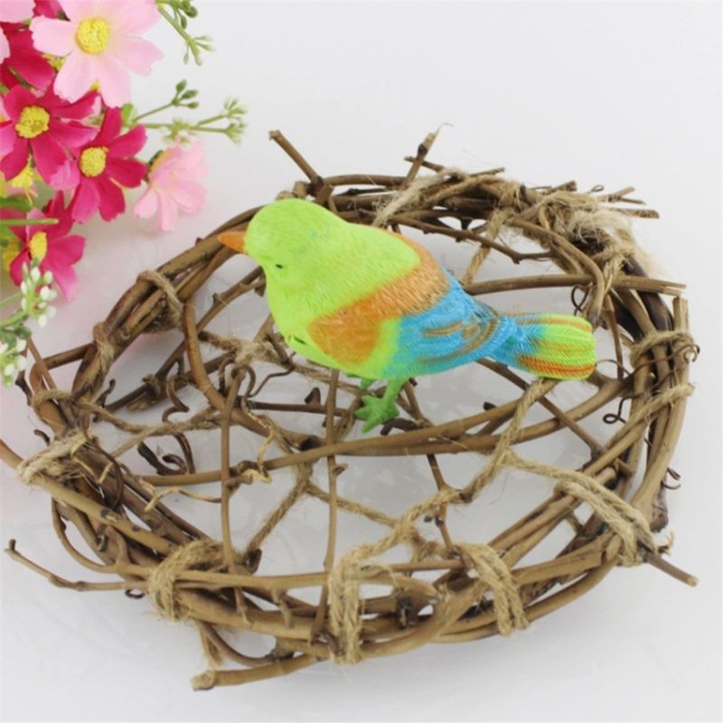 Novelty Voice Controlled Bird Call Chirp Electronic Pet Gag Kids Baby Toy 63HE