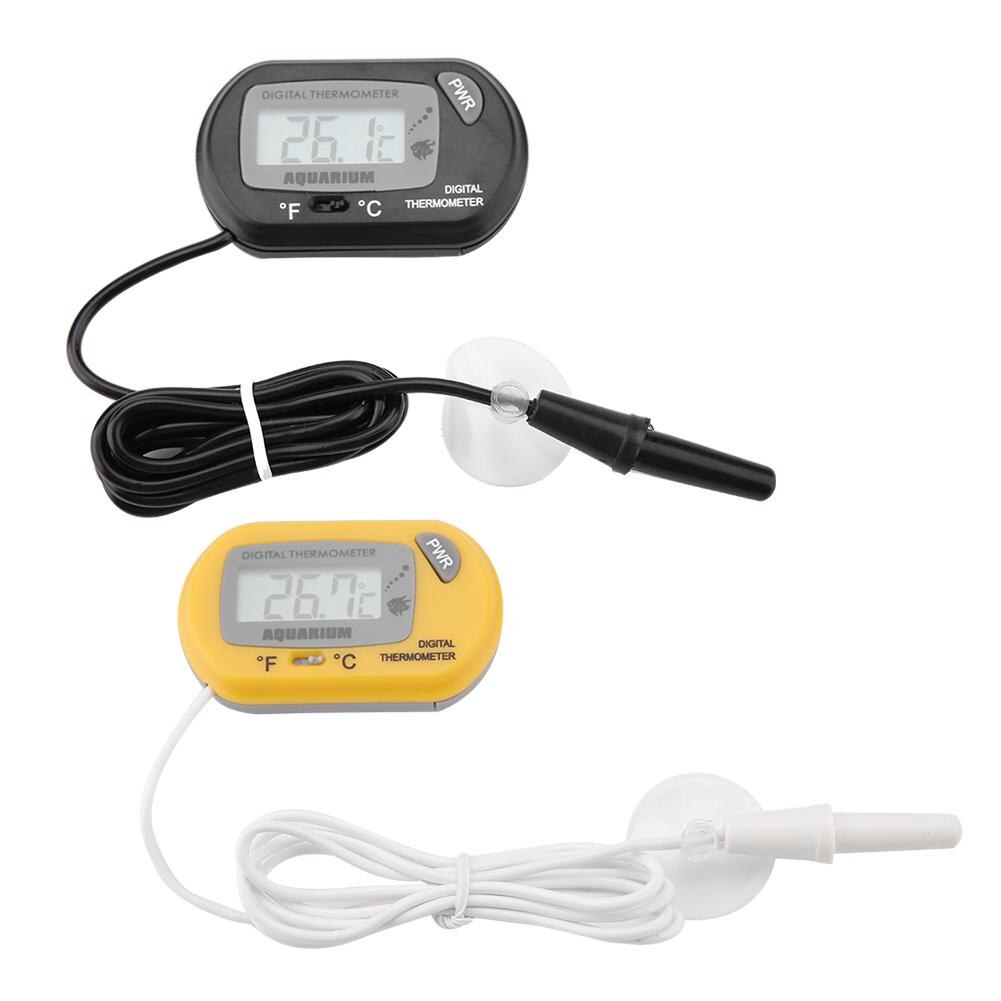 2 Kleuren Kleine Formaat Digitale Vis Aquarium Thermometer Temperatuur Meten Meter Machine Huisdier Producten