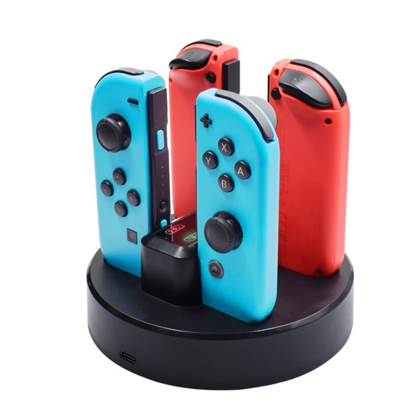 Charging Dock Station for Nintend Switch Joycon 2 USB Ports Indicator Lights for Nintendo Switch Game Controller Charger Stand
