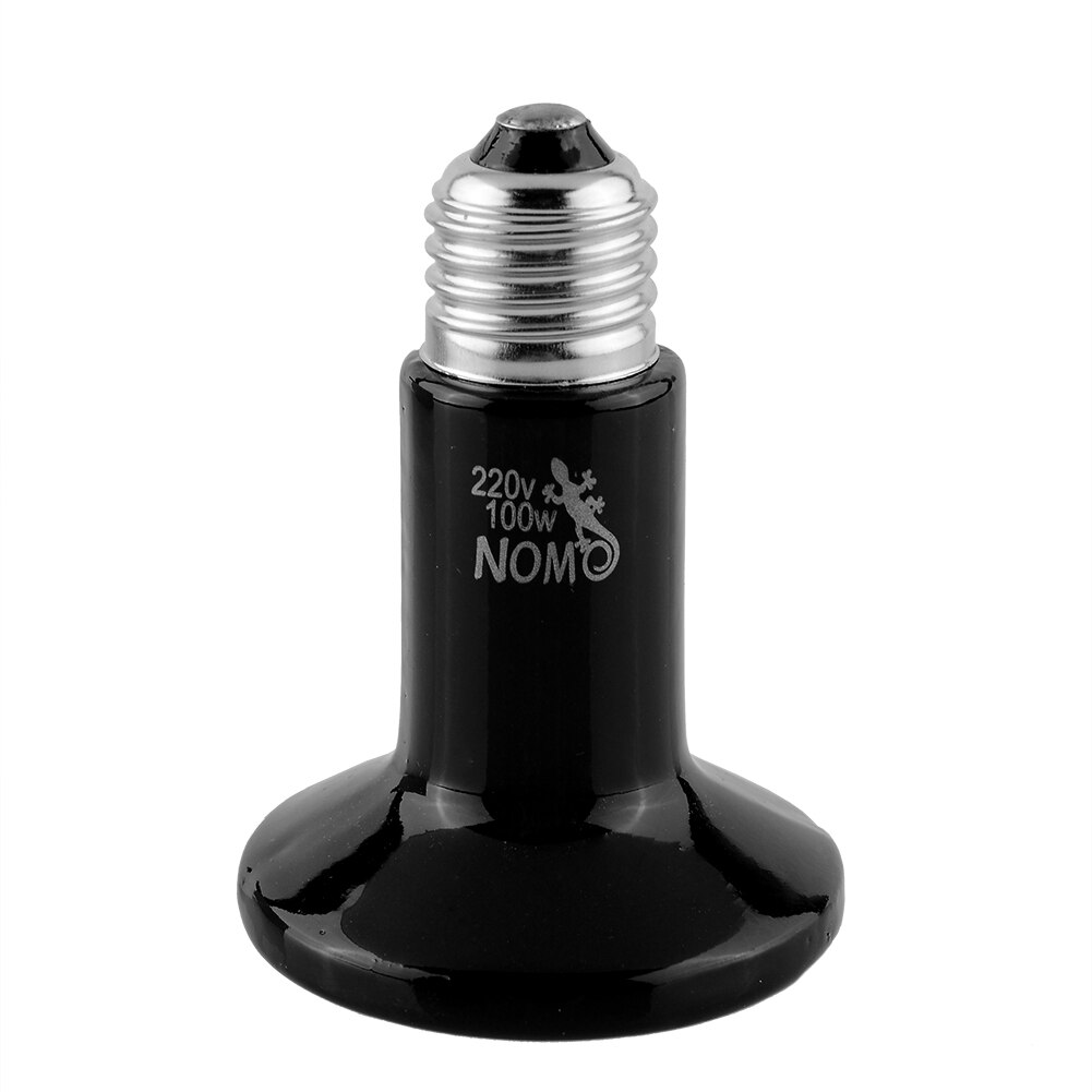 100W Infrared Ceramic Heat Emitter Lamp Bulb Light for Reptile Snake Pet Brooder