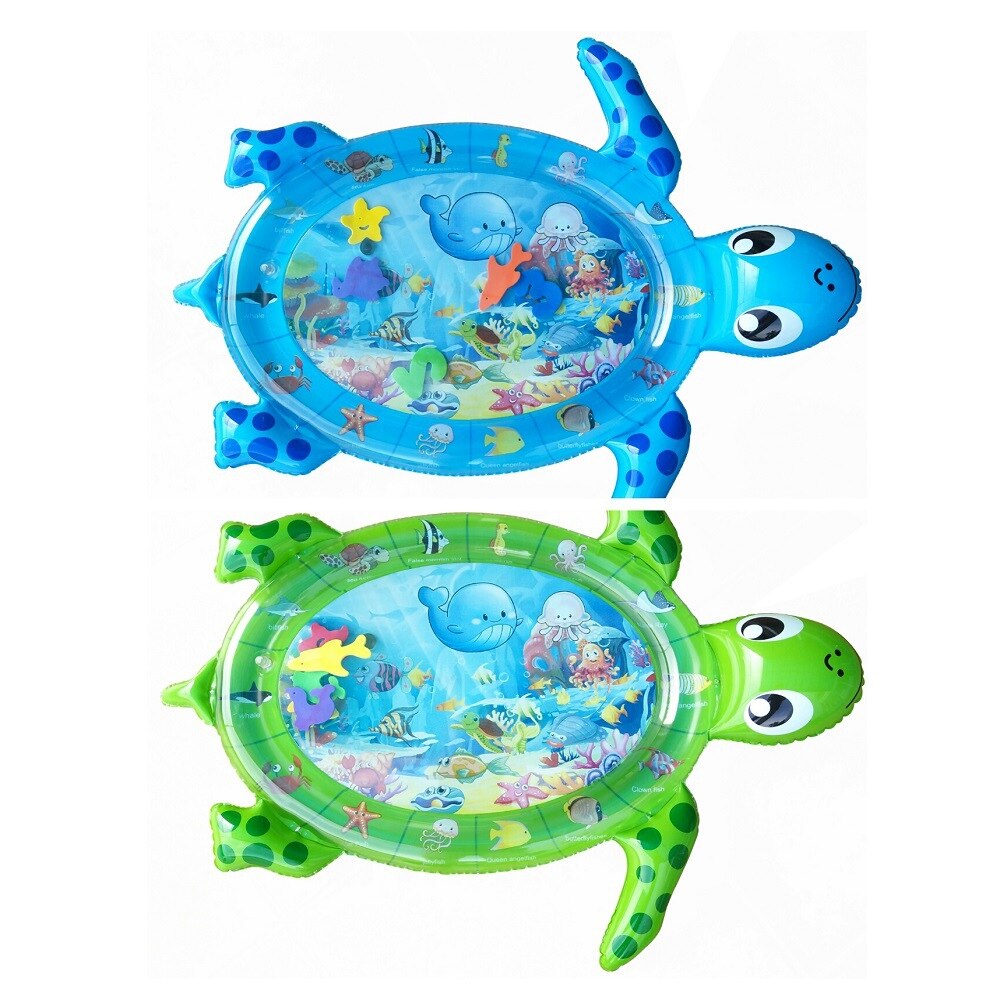 Tapis d&#39;eau gonflable pour bébé, tapis de jeu pour bébé, coussin rampant, jouets de plage et de piscine