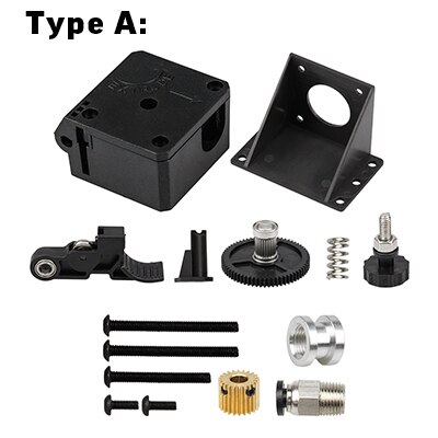 ZANYAPTR 3D Printer Titan Extruder Kits for Desktop FDM Reprap MK8 Kossel J-head bowden Pruse i3 Mounting Bracket: Type A