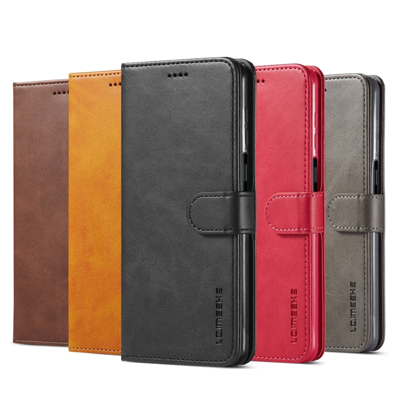 Funda de lujo con cierre magnético para Samsung Galaxy S6 Edge, cartera con cierre magnético, soporte de cuero para teléfono Samsung S 6 S6edge