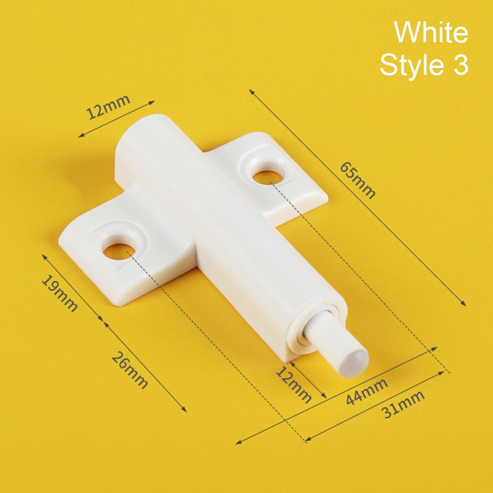 Pneumatic Door Soft Close Damper Buffer Push To Open Anti Slam Door Piston Kitchen Cupboard Quiet Drawer Furniture Hardware: Gold