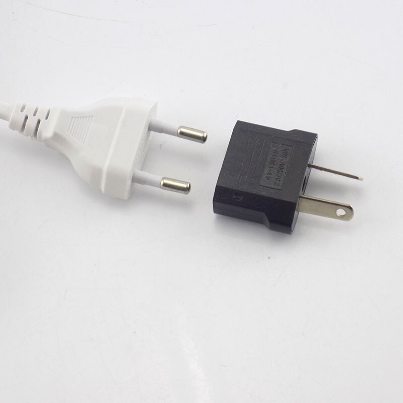 Adaptador de enchufe europeo, americano, australiano, Europeo, de viaje, conector de salida C1, 2 piezas