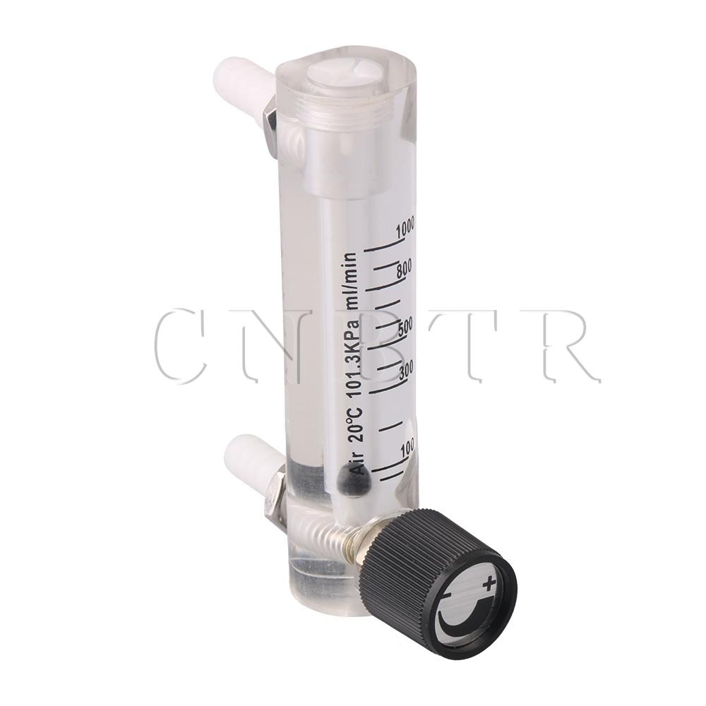 CNBTR 100-1000ml/min Air Oxygen Gas Flow Meter for Measuring Controlling Flow