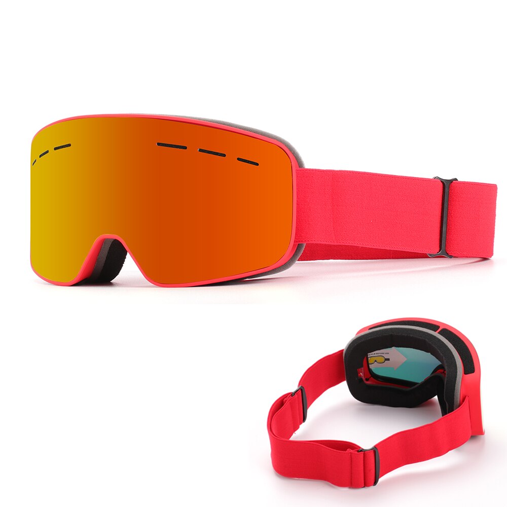 Ski GooglesUV400 Twinshield Dubbele Lagen Anti-Fog Skibrillen Sneeuw Snowboard Bril Sneeuwscooter Eyewear Outdoor Sport