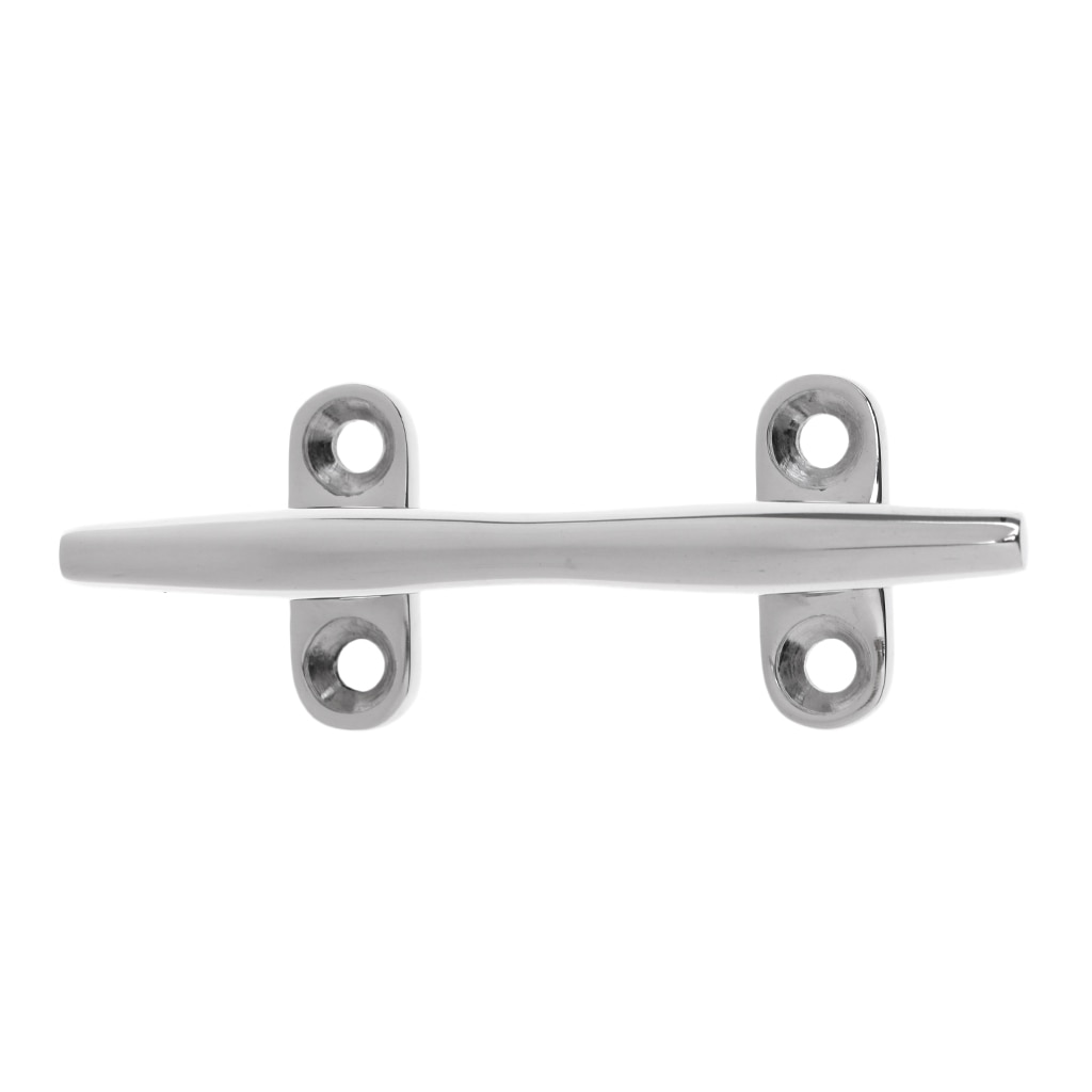 Premium 4&#39;&#39; Marine Boat Cleat Sailing Dock Deck Raft Anchor Line Rope Holder Tie Down