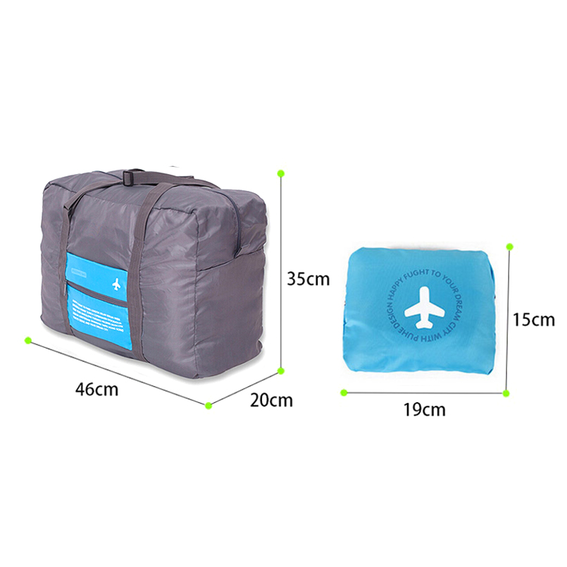 32L Large Capacity Travel Hand Luggage Bag Big Size Folding Carry-on Duffle bag Foldable Nylon Travel Bag Duffle Bag